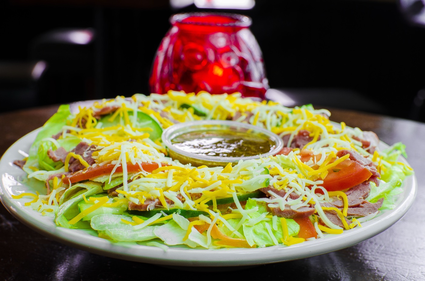 Salad and table snacks